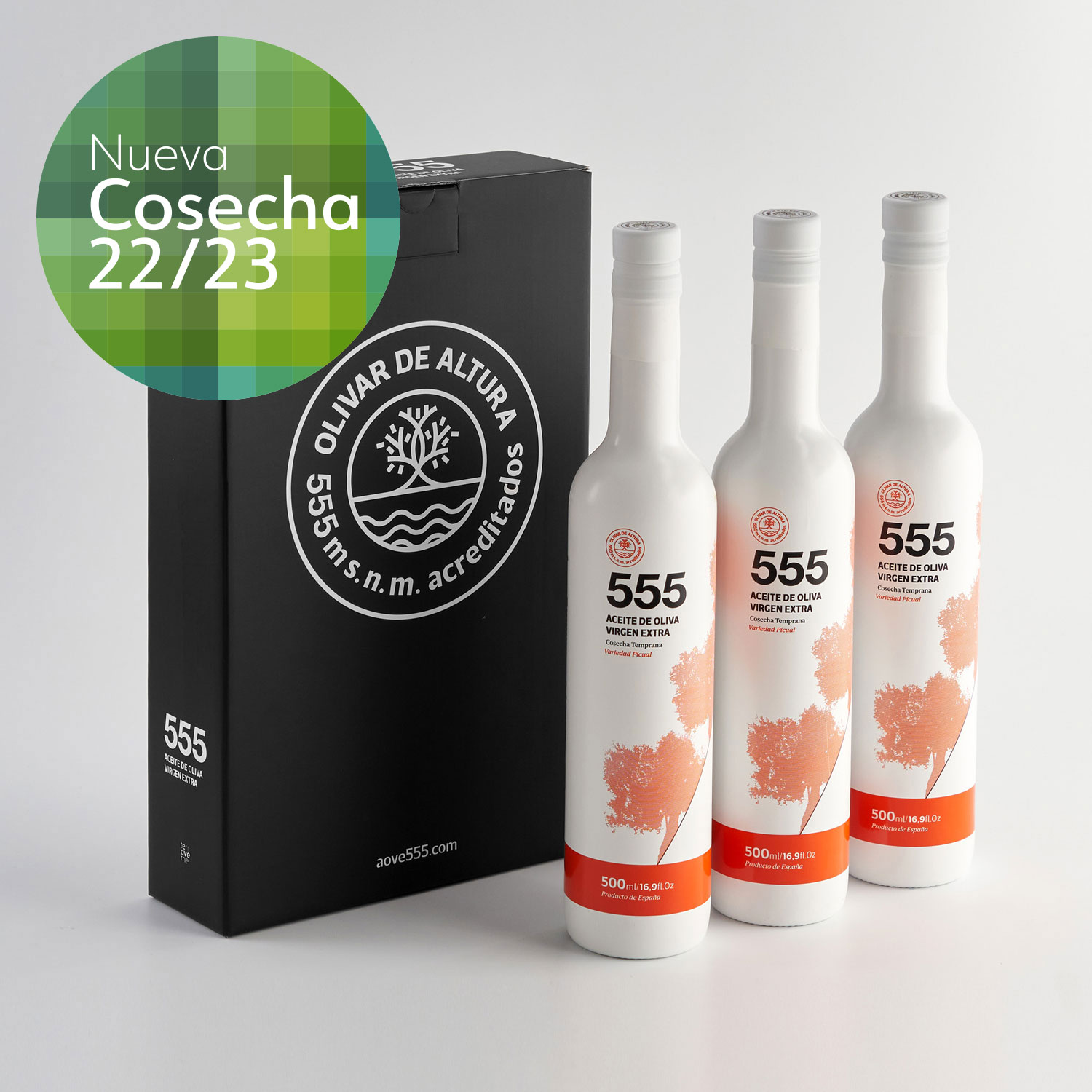 Estuche Regalo Pack 3 botellas x 500 ml (Monovarietal)